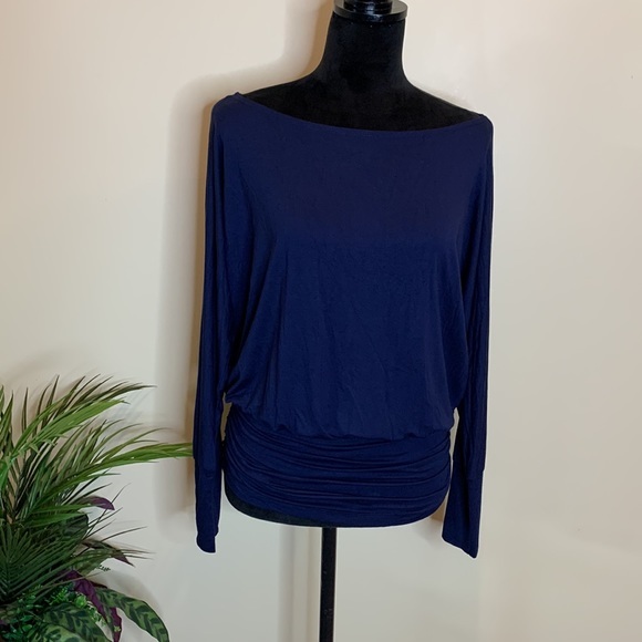 NWT BOSTON PROPER wide neck blouson top - Picture 3 of 6